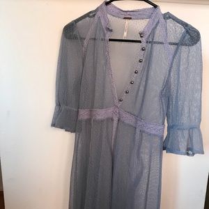 Free People Sheer Dress/shirt